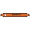 Pipe marker "Zwavelzuur" 26x250mm